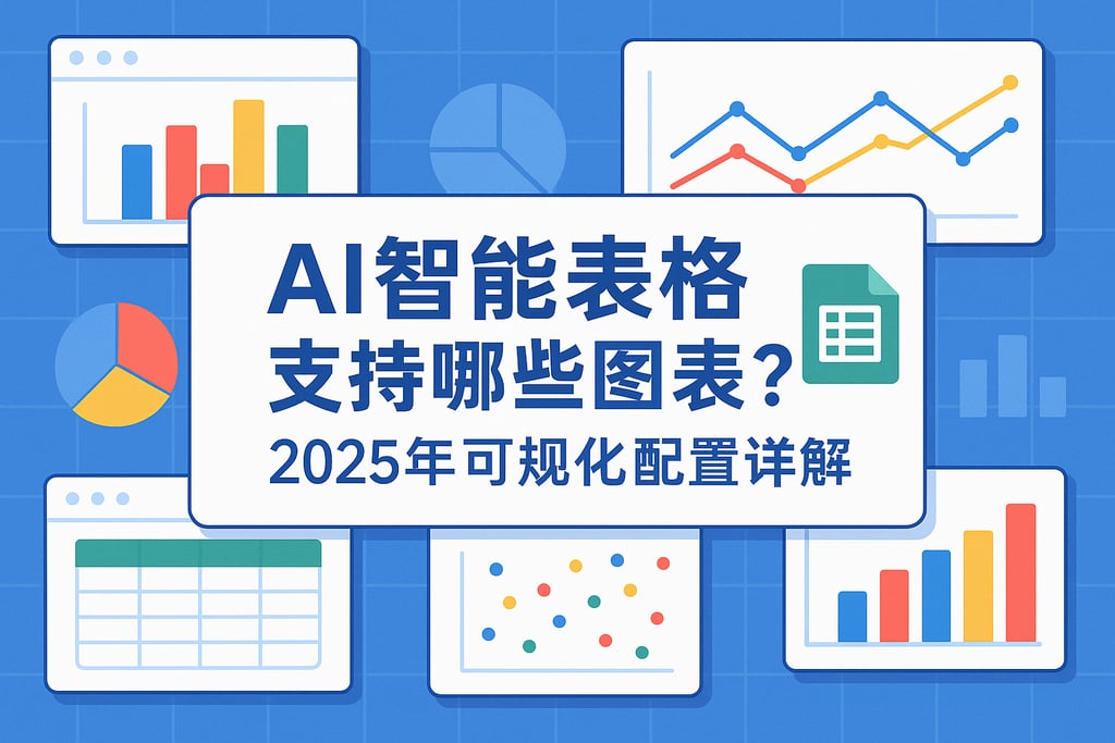 AI智能表格支持哪些图表？2025年可视化配置详解