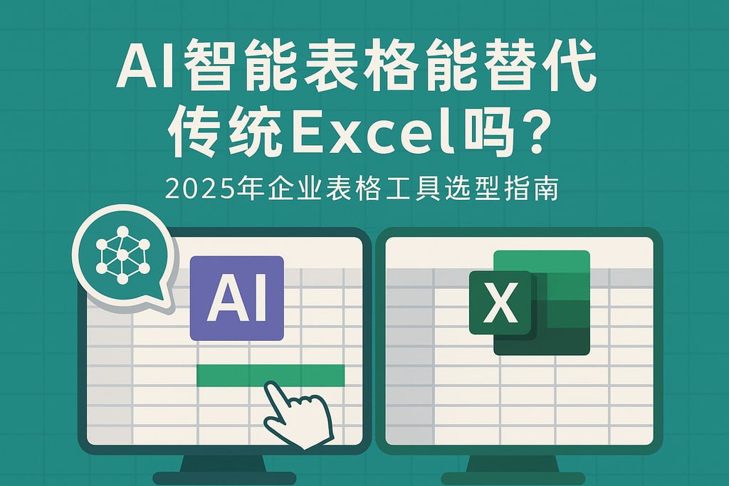 AI智能表格能替代传统Excel吗？2025年企业表格工具选型指南