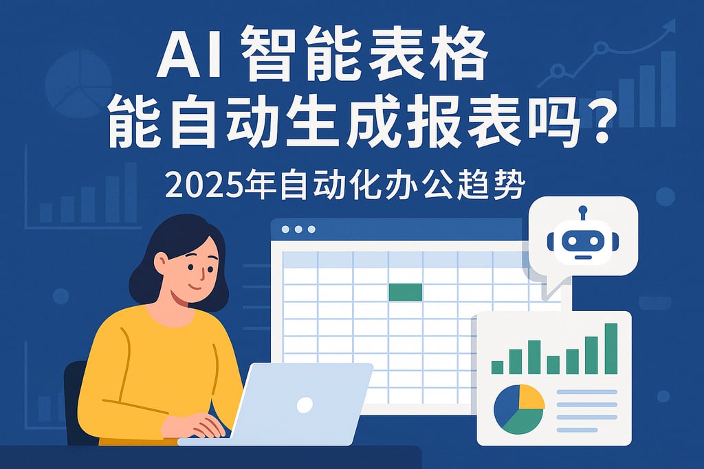 AI智能表格能自动生成报表吗？2025年自动化办公趋势