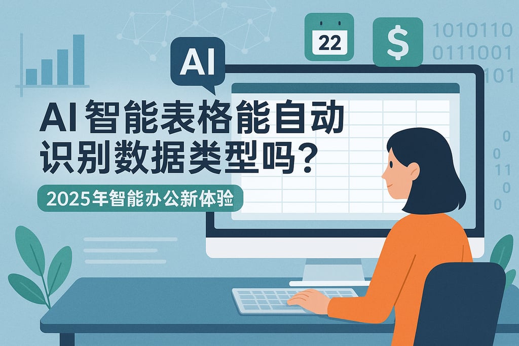 AI智能表格能自动识别数据类型吗？2025年智能办公新体验
