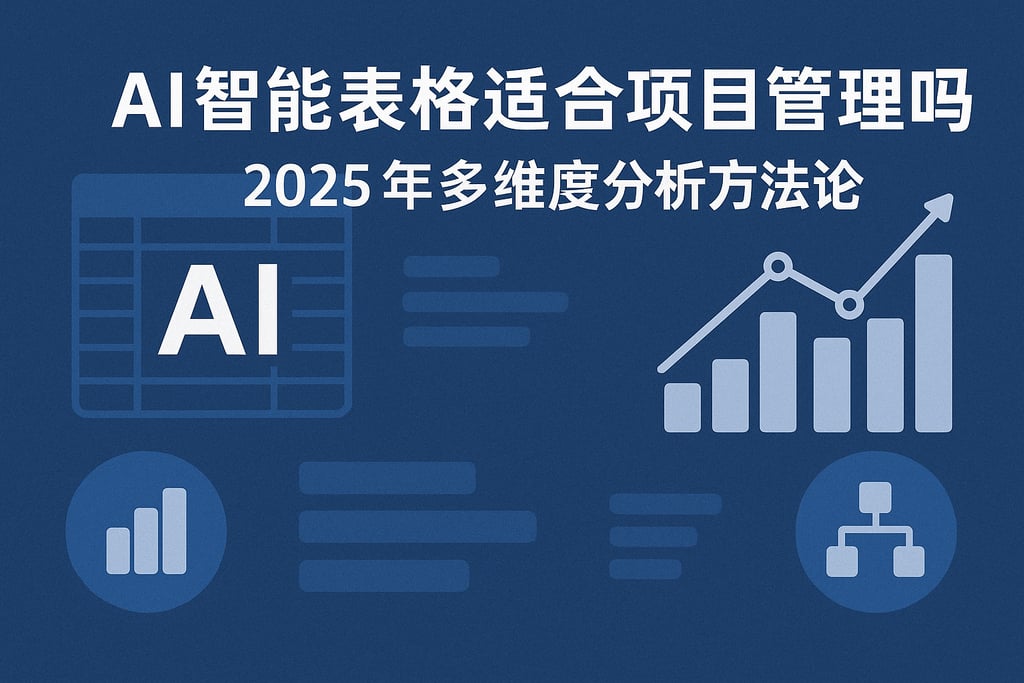AI智能表格适合项目管理吗？2025年多维度分析方法论