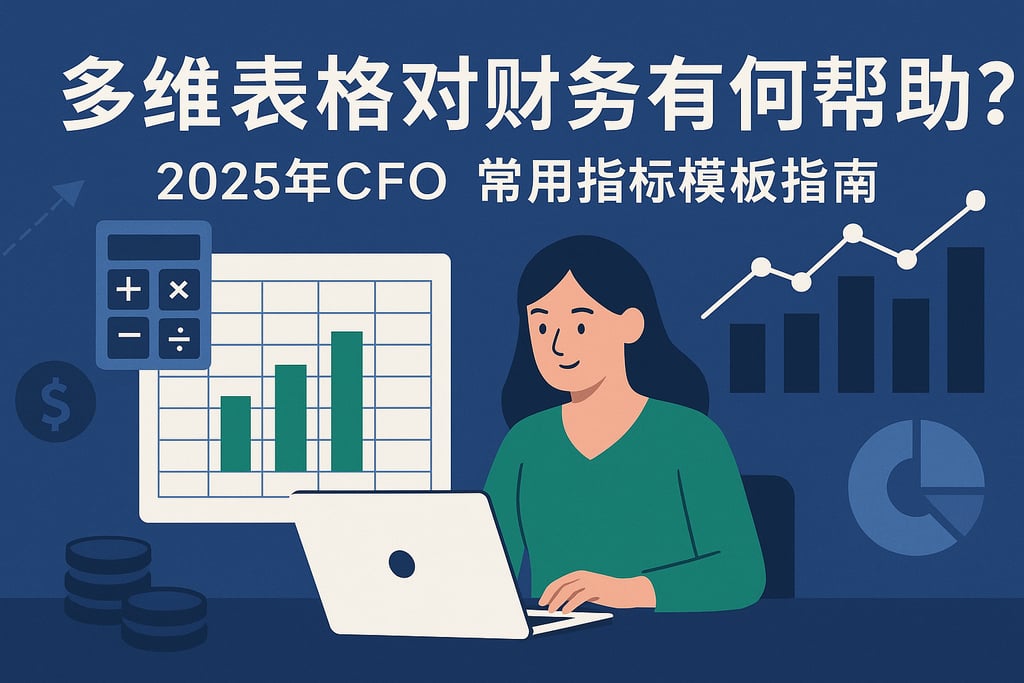 多维表格对财务有何帮助？2025年CFO常用指标模板指南