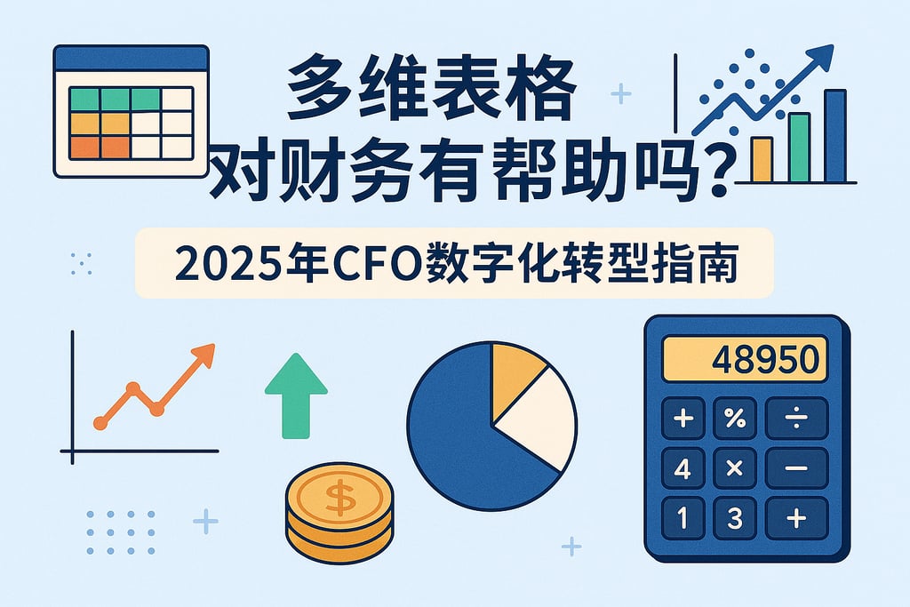 多维表格对财务有帮助吗？2025年CFO数字化转型指南
