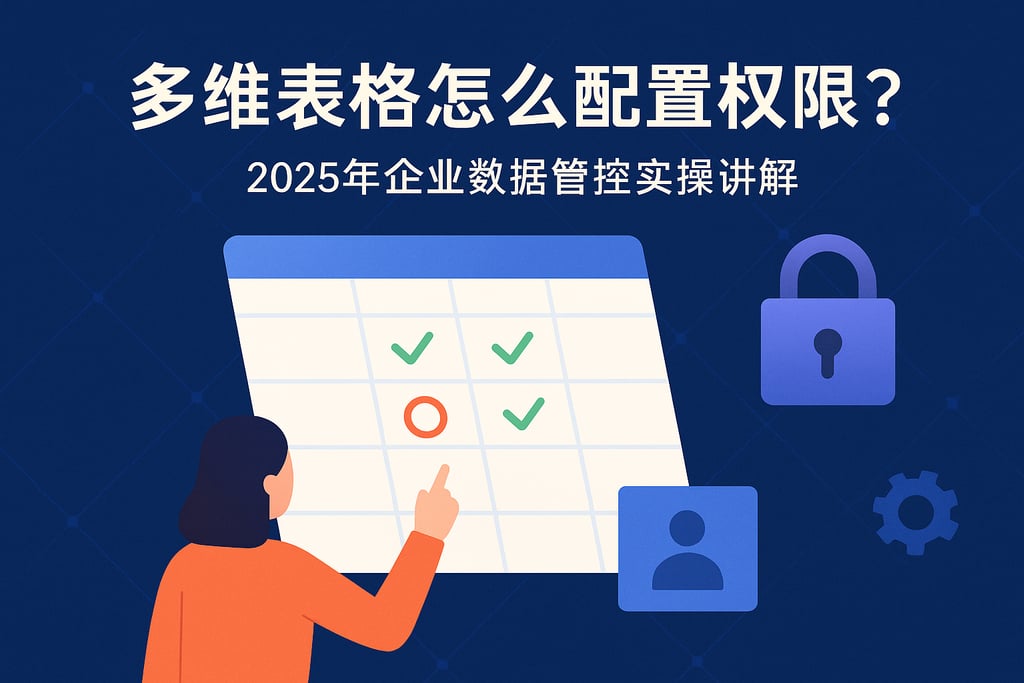 多维表格怎么配置权限？2025年企业数据管控实操讲解