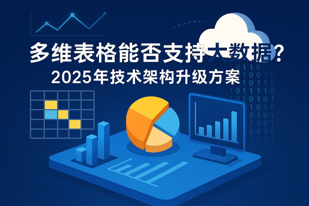 多维表格能否支持大数据？2025年技术架构升级方案
