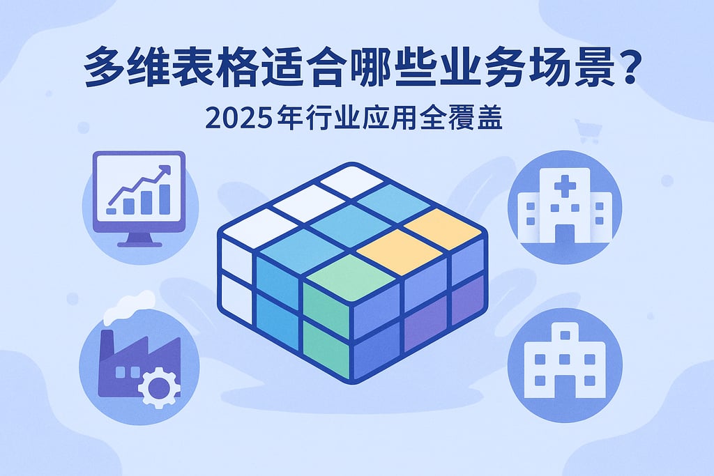 多维表格适合哪些业务场景？2025年行业应用全覆盖