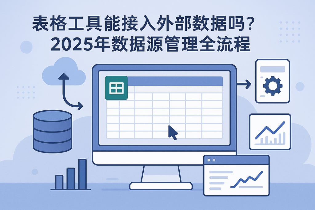 表格工具能接入外部数据吗？2025年数据源管理全流程