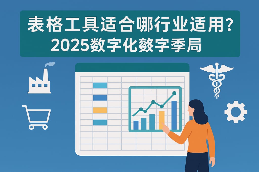 表格工具适合哪些行业应用？2025年行业数字化转型趋势