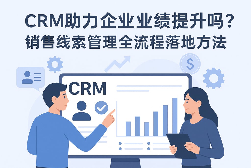 CRM助力企业业绩提升吗？销售线索管理全流程落地方法