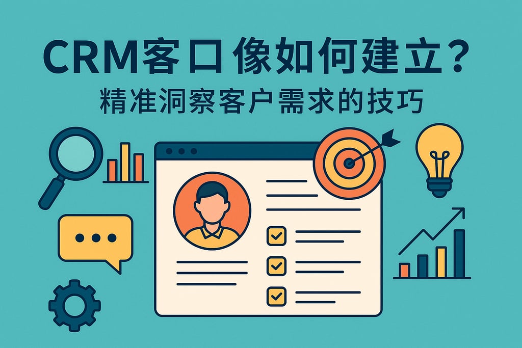 CRM客户画像如何建立？精准洞察客户需求的技巧
