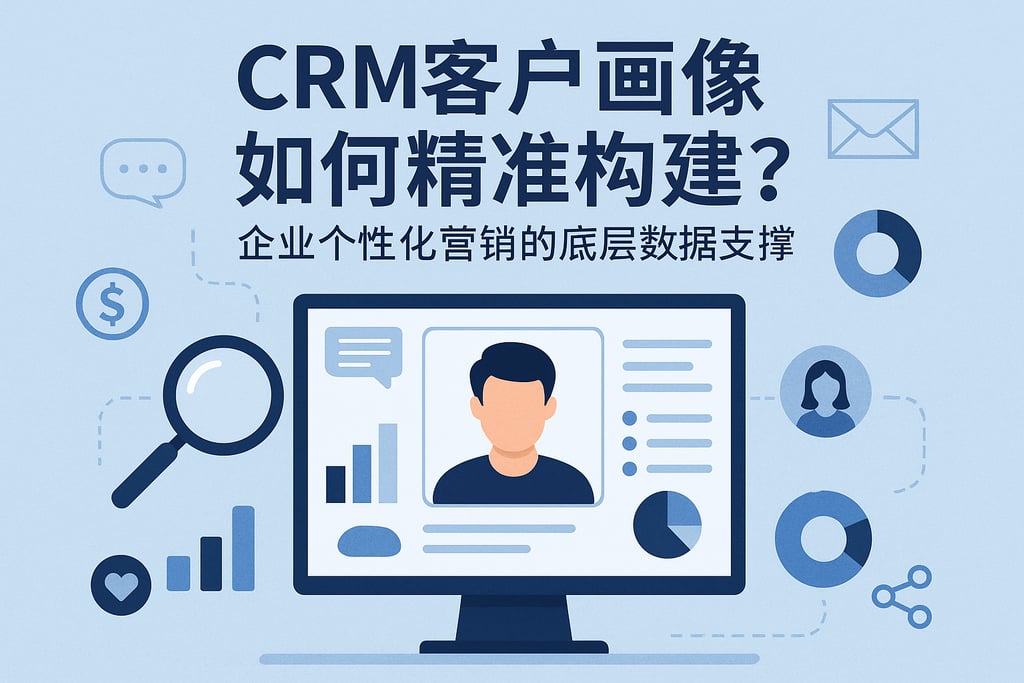 CRM客户画像如何精准构建？企业个性化营销的底层数据支撑