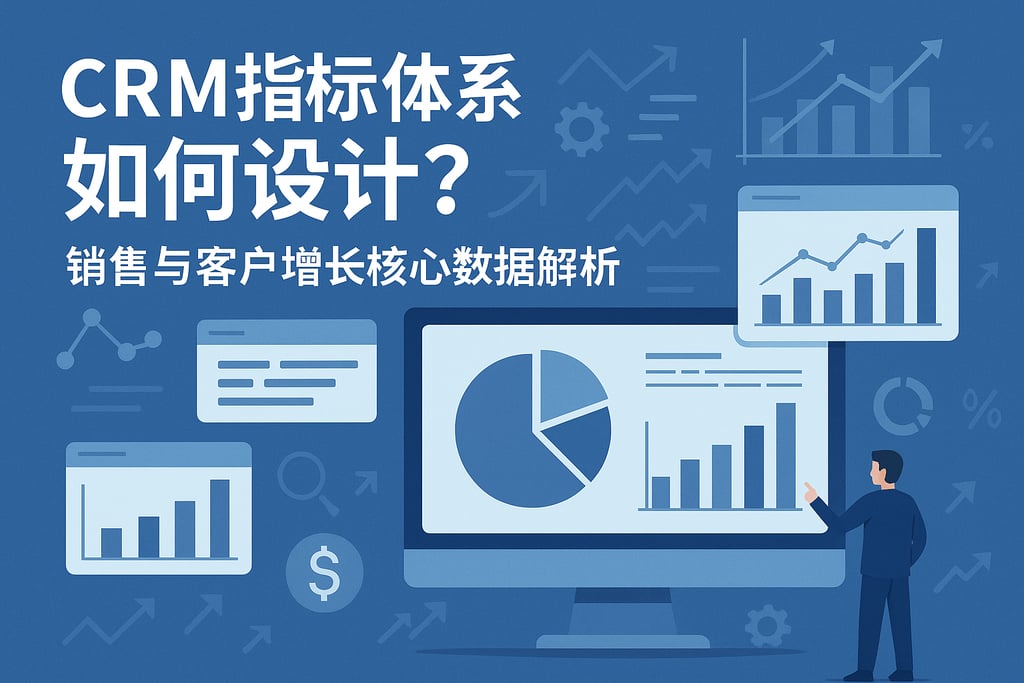 CRM指标体系如何设计？销售与客户增长核心数据解析