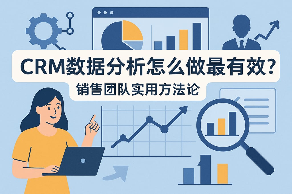 CRM数据分析怎么做最有效？销售团队实用方法论