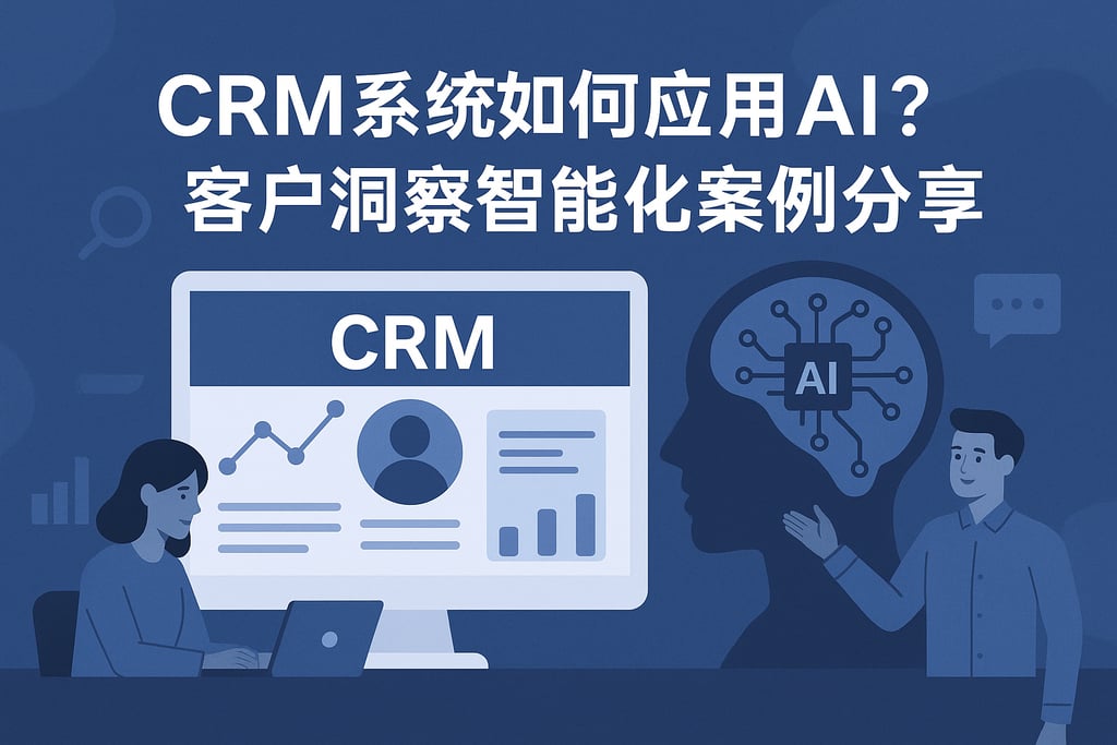 CRM系统如何应用AI？客户洞察智能化案例分享