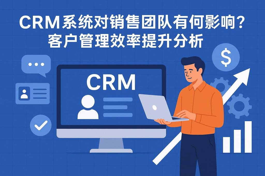 CRM系统对销售团队有何影响？客户管理效率提升分析