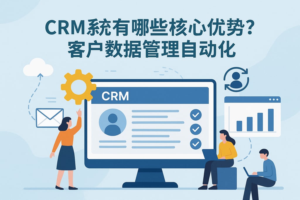 CRM系统有哪些核心优势？客户数据管理实现自动化