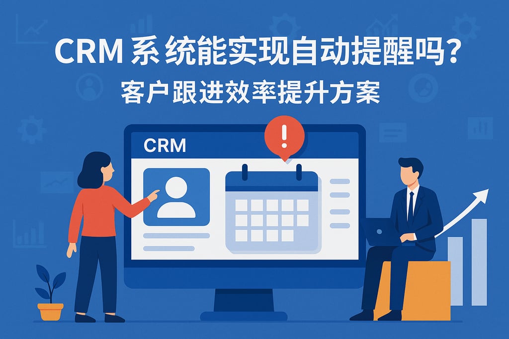 CRM系统能实现自动提醒吗？客户跟进效率提升方案