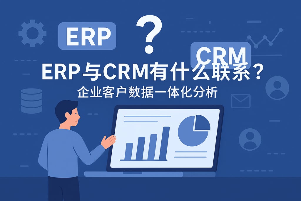 ERP与CRM有什么联系？企业客户数据一体化分析