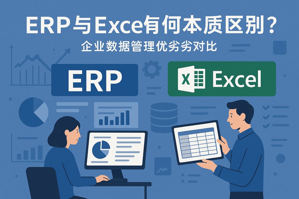 ERP与Excel有何本质区别？企业数据管理优劣对比
