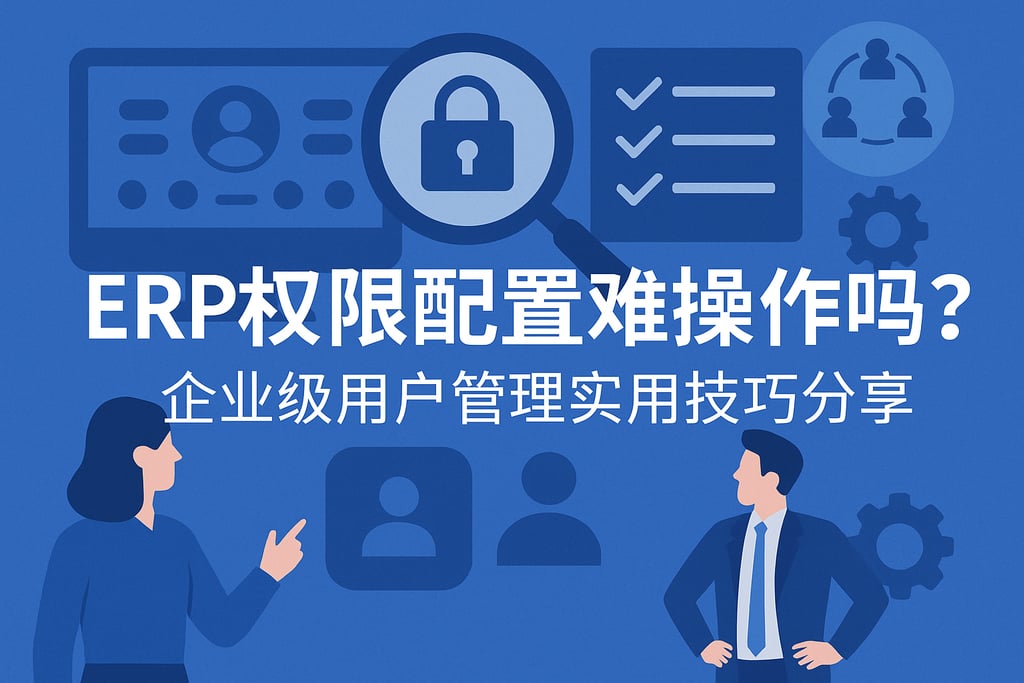 ERP权限配置难操作吗？企业级用户管理实用技巧分享