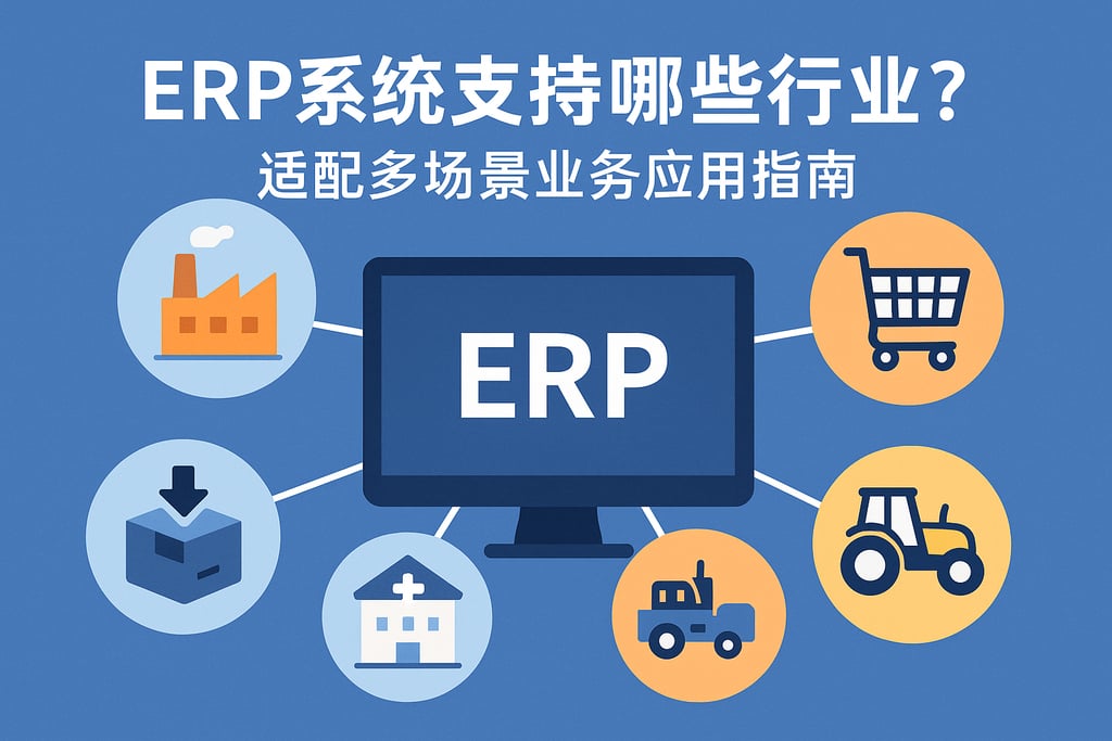 ERP系统支持哪些行业？适配多场景业务应用指南