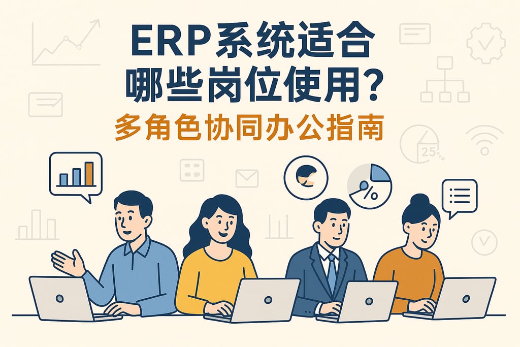ERP系统适合哪些岗位使用？多角色协同办公指南