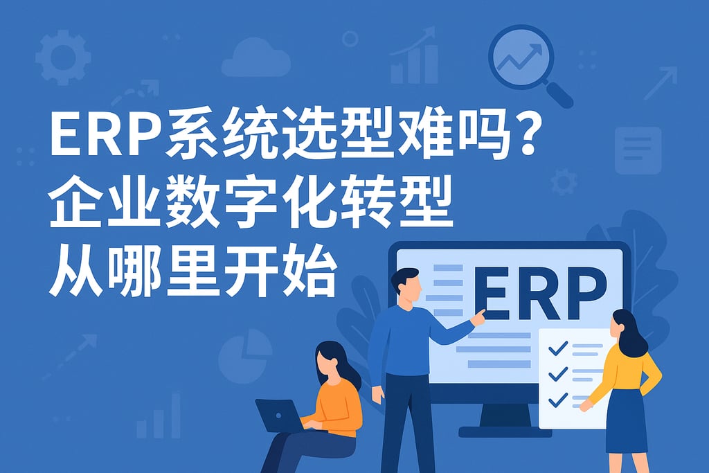 ERP系统选型难吗？企业数字化转型从哪里开始