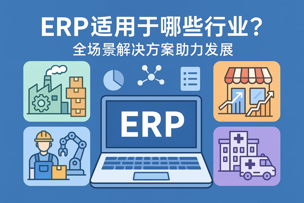 ERP适用于哪些行业？全场景解决方案助力发展