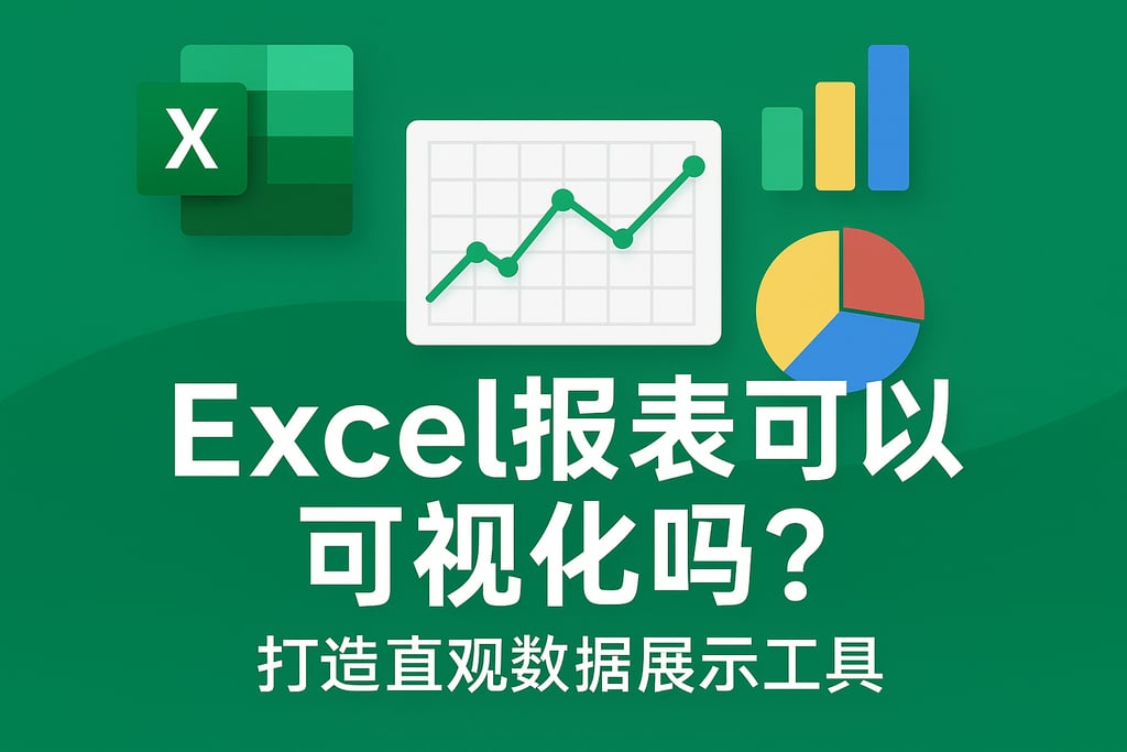 Excel报表可以可视化吗？打造直观数据展示工具
