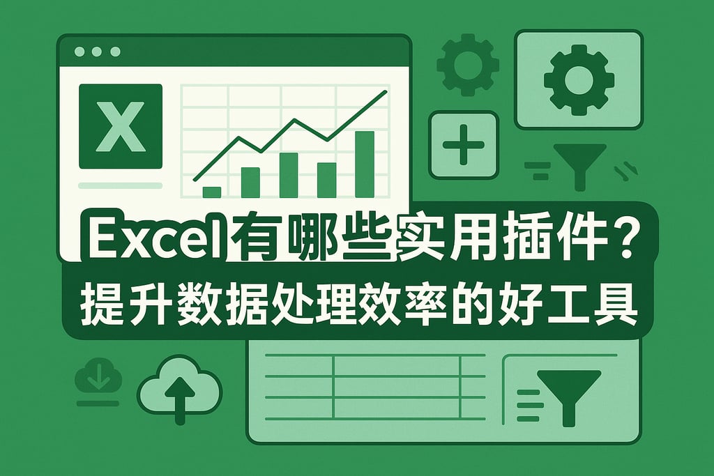 Excel有哪些实用插件？提升数据处理效率的好工具