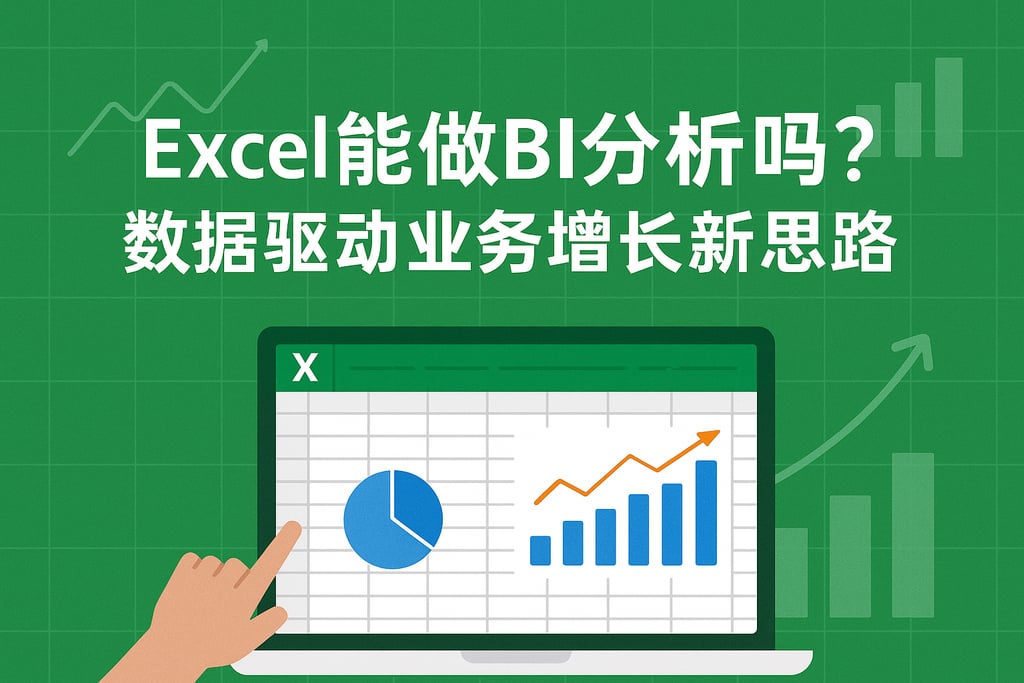 Excel能做BI分析吗？数据驱动业务增长新思路
