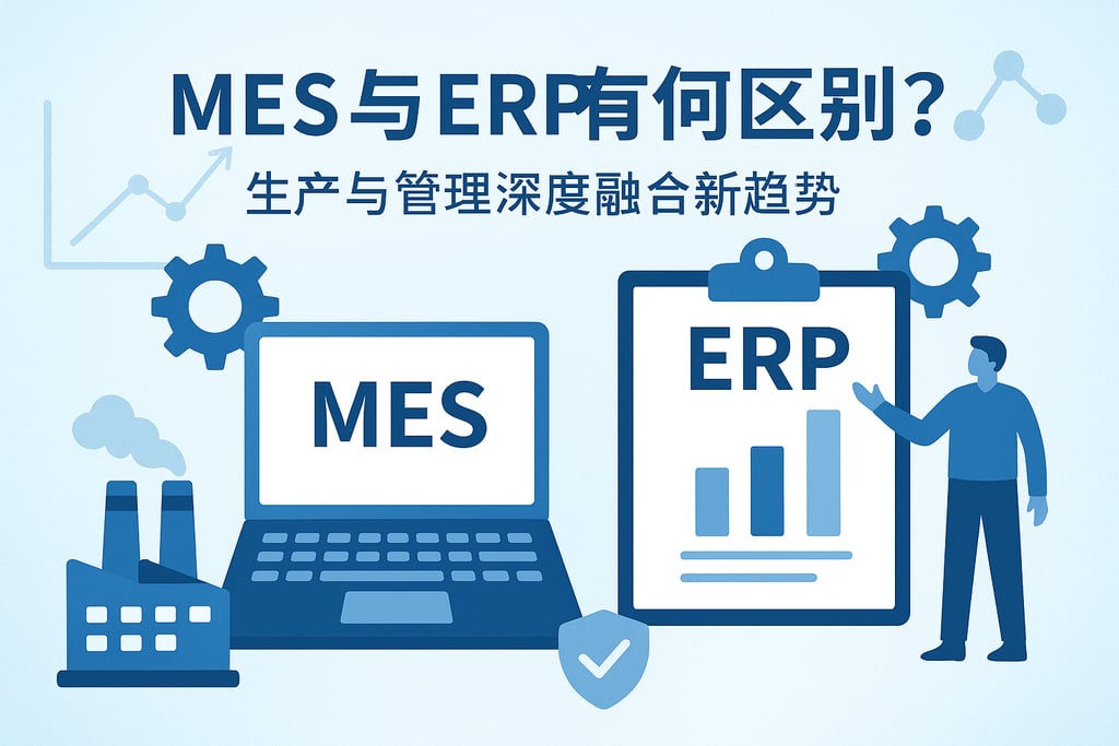 MES与ERP有何区别？生产与管理深度融合新趋势