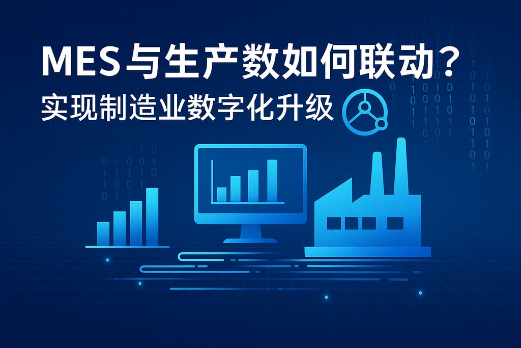 MES与生产数据如何联动？实现制造业数字化升级