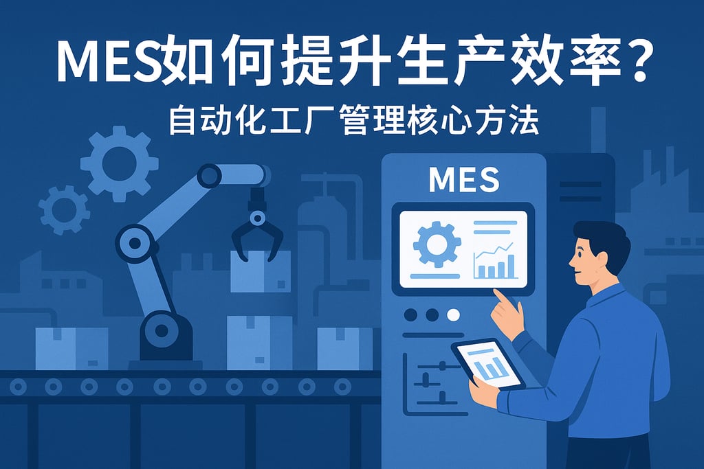 MES如何提升生产效率？自动化工厂管理核心方法
