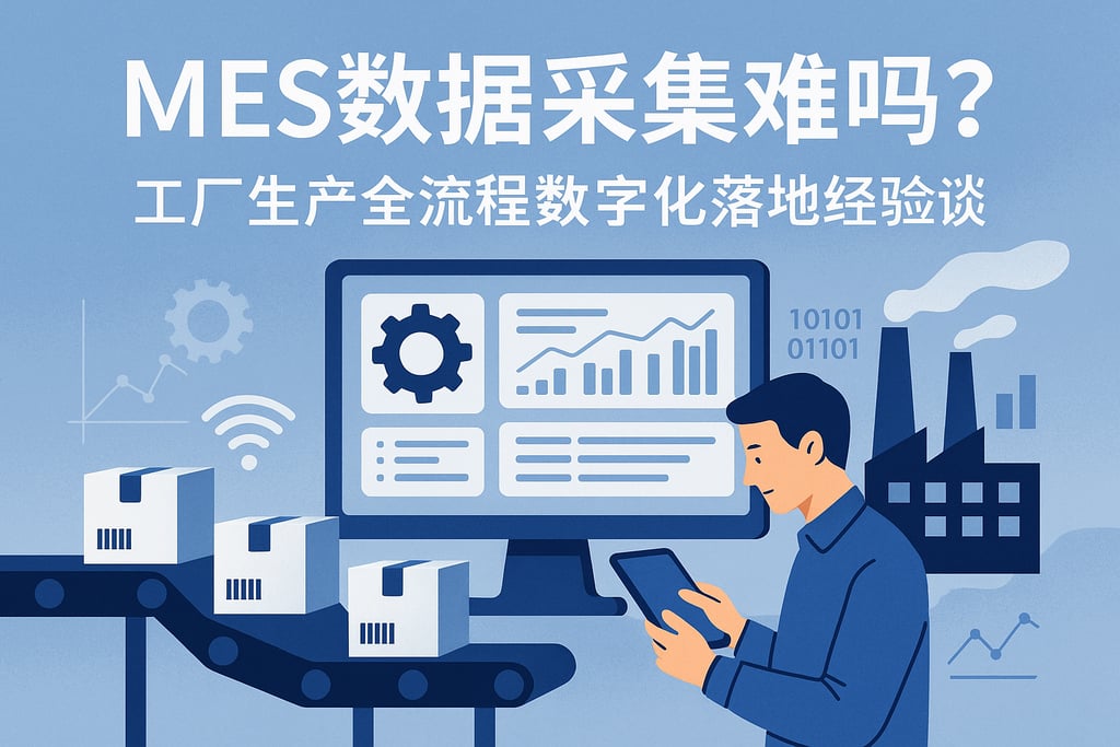MES数据采集难吗？工厂生产全流程数字化落地经验谈