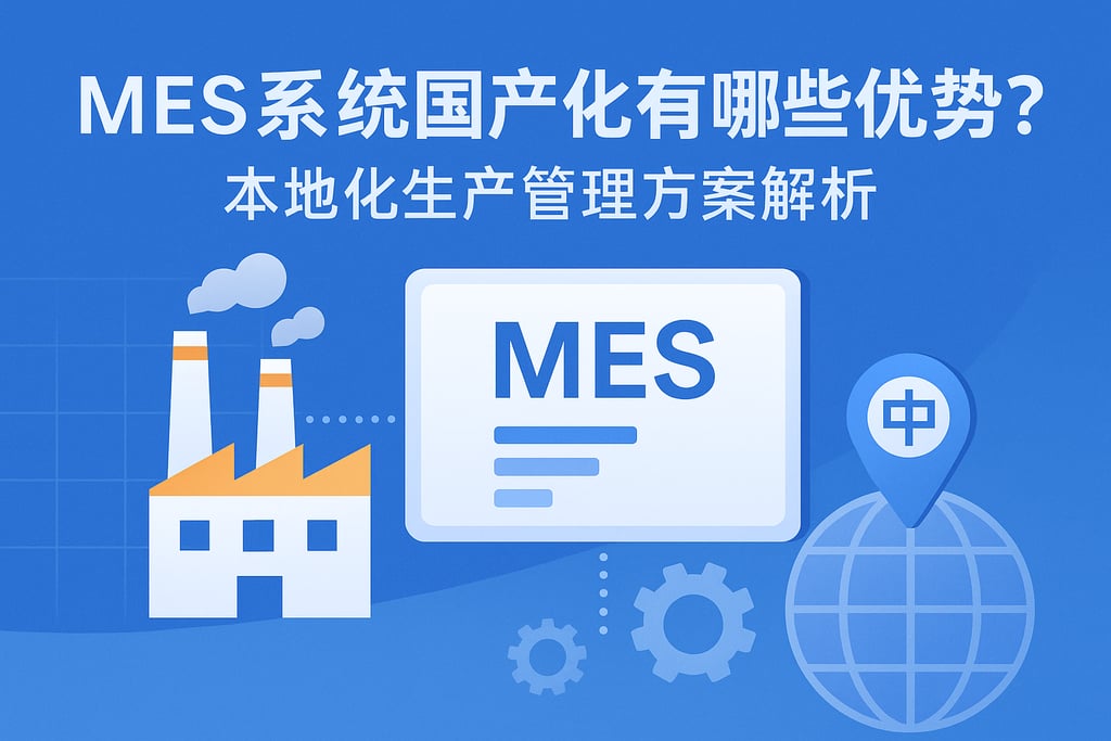 MES系统国产化有哪些优势？本地化生产管理方案解析