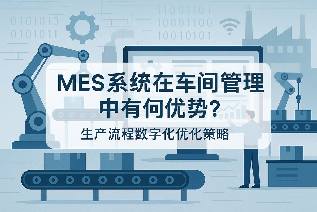MES系统在车间管理中有何优势？生产流程数字化优化策略
