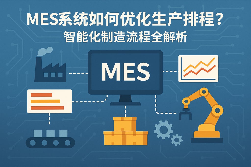MES系统如何优化生产排程？智能化制造流程全解析