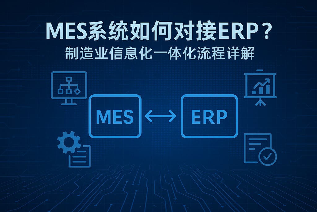 MES系统如何对接ERP？制造业信息化一体化流程详解