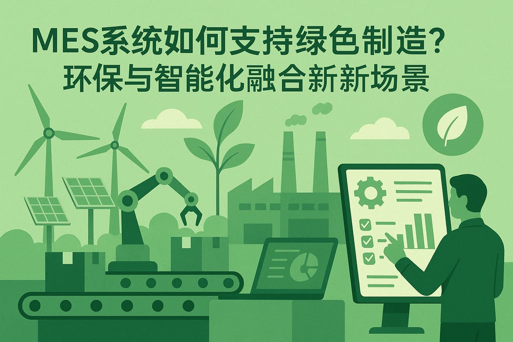 MES系统如何支持绿色制造？环保与智能化融合的新场景