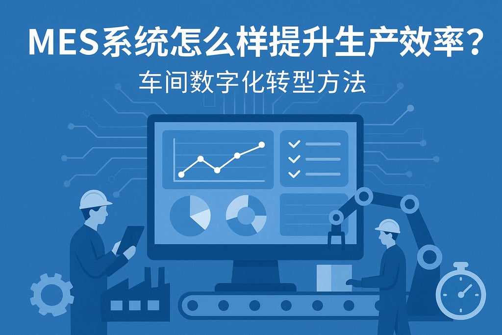MES系统怎么样提升生产效率？车间数字化转型方法