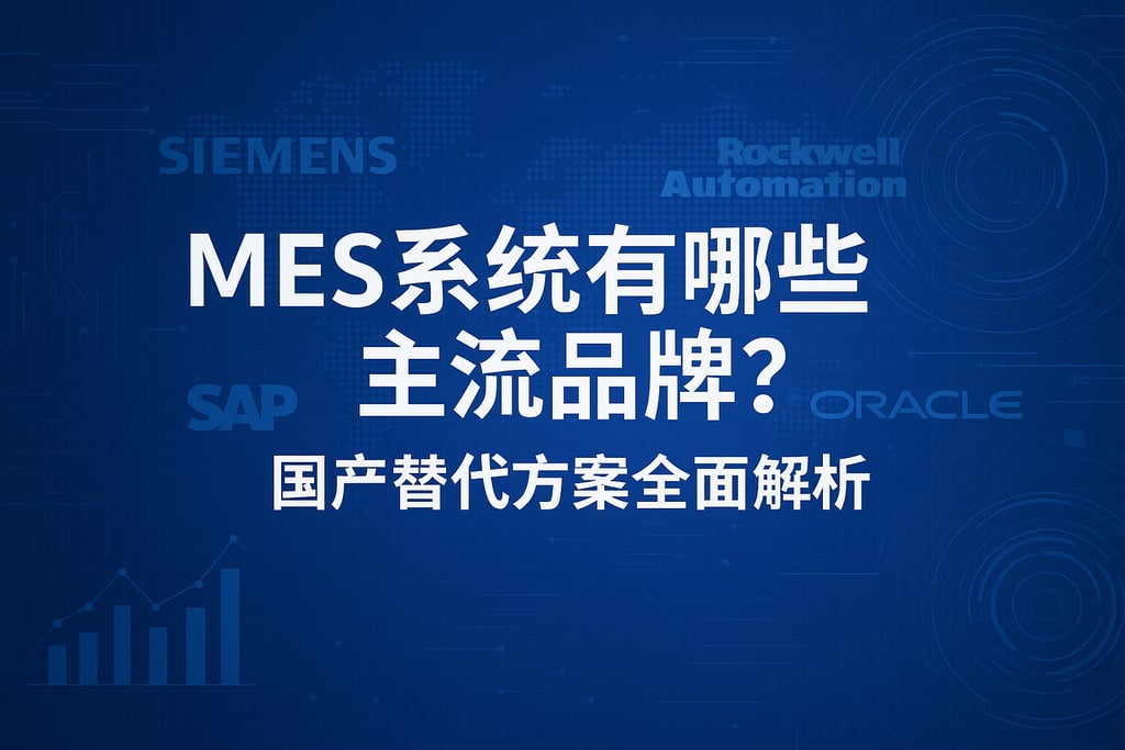 MES系统有哪些主流品牌？国产替代方案全面解析