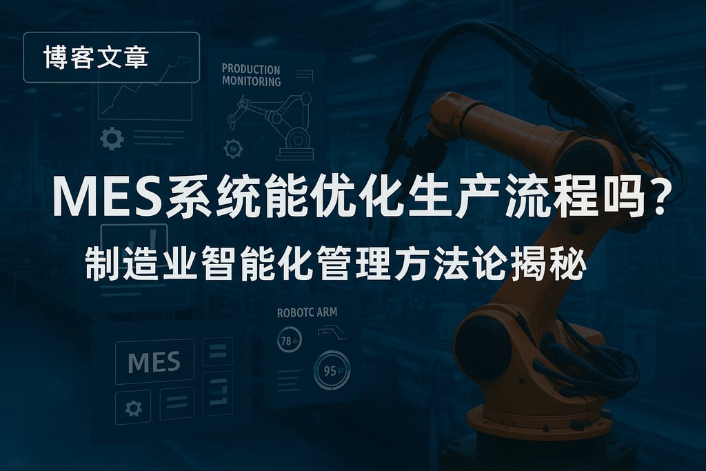 MES系统能优化生产流程吗？制造业智能化管理方法论揭秘