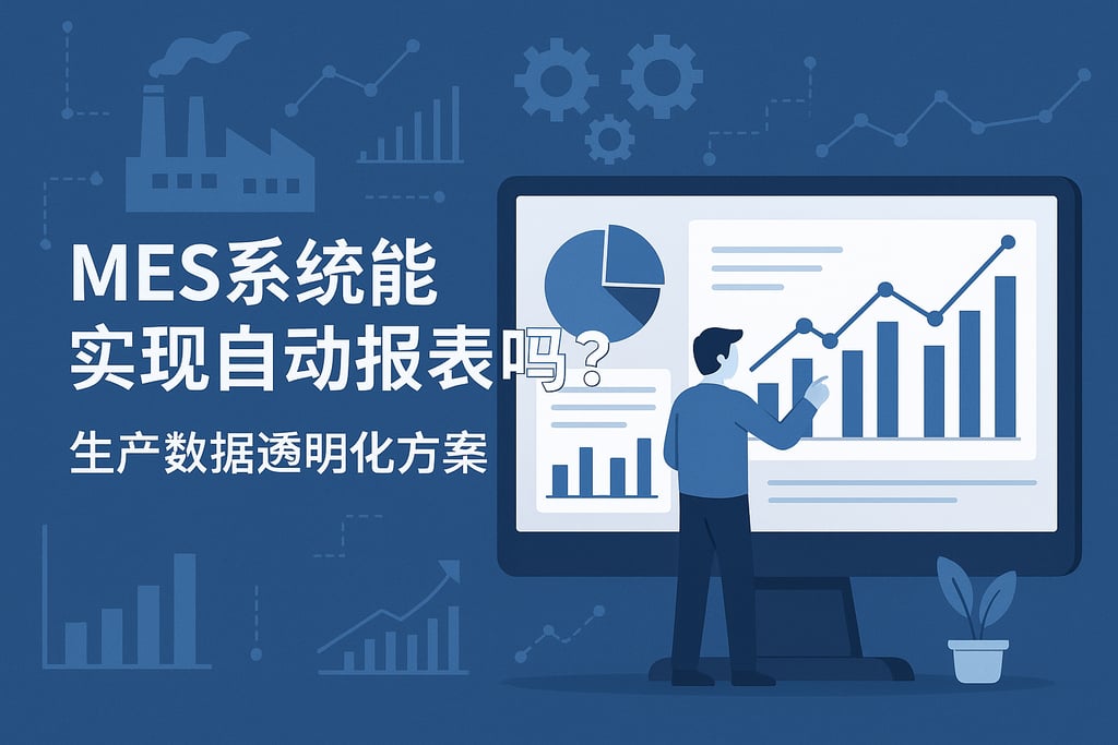 MES系统能实现自动报表吗？生产数据透明化方案