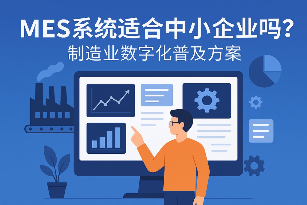 MES系统适合中小企业吗？制造业数字化普及方案