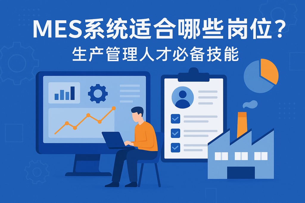 MES系统适合哪些岗位？生产管理人才必备技能