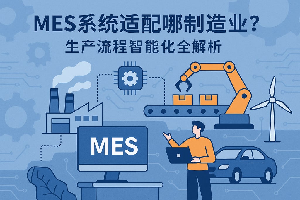 MES系统适配哪些制造业？生产流程智能化全解析