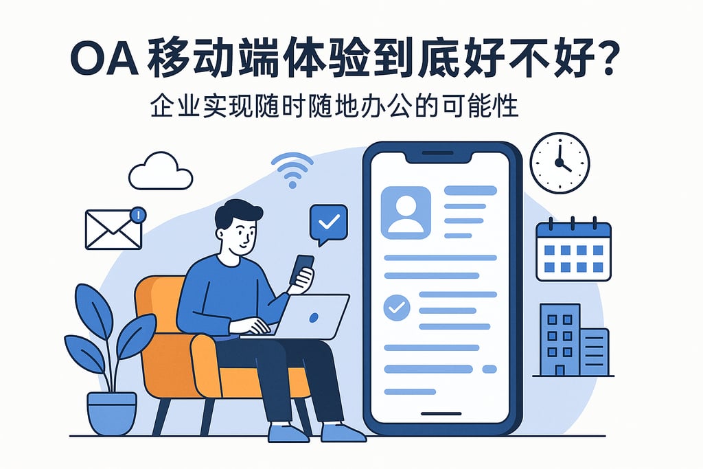 OA移动端体验到底好不好？企业实现随时随地办公的可能性
