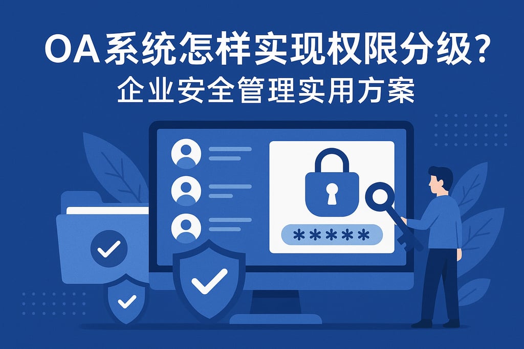 OA系统怎样实现权限分级？企业安全管理实用方案