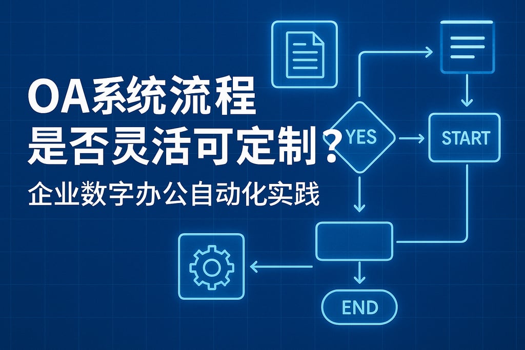 OA系统流程是否灵活可定制？企业数字办公自动化实践